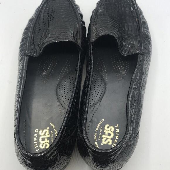 SAS Simplify Women's Tripad Comfort Slip-On Loafers Shoes Size 11 WW Black - Picture 9 of 9